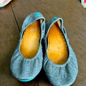 TIEKS- Grey Croc Patent - Size 10